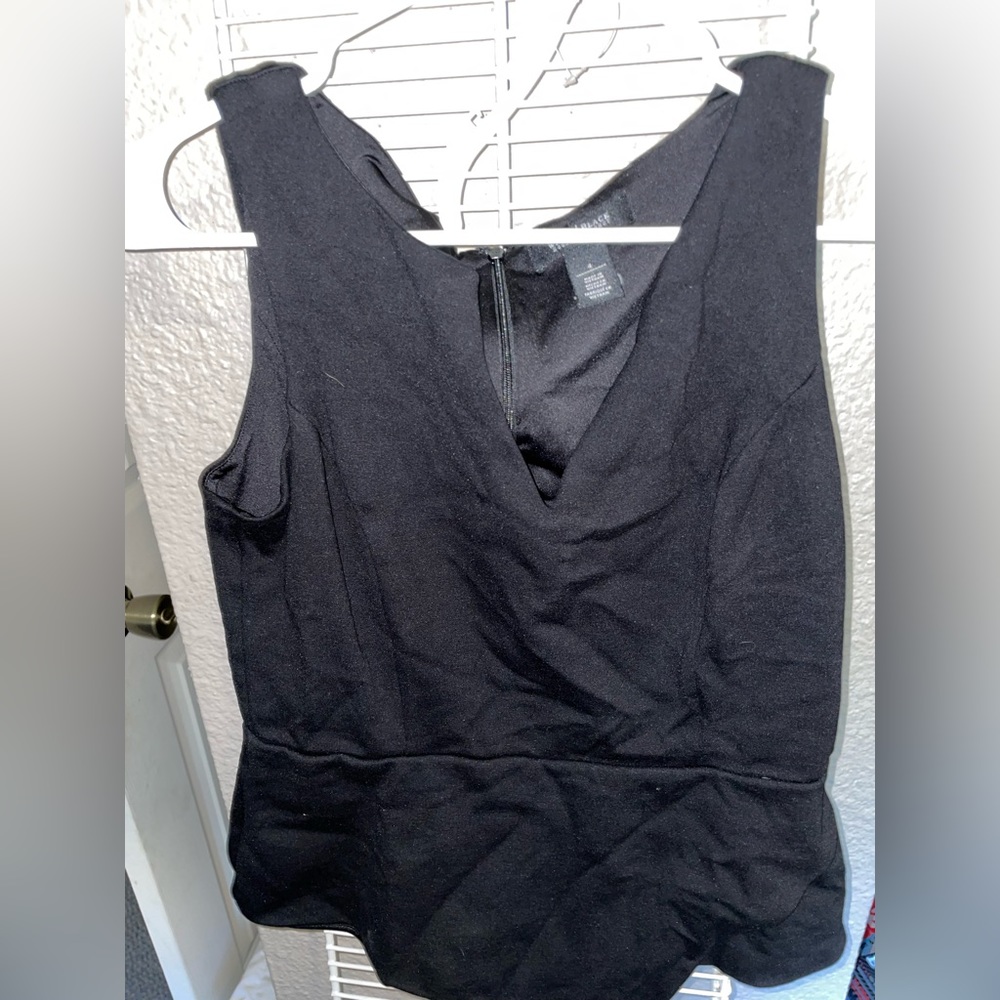 White House black market zip up blouse